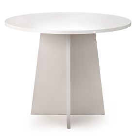 Table à manger rond Merlo 100 cm, cachemire