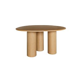 Table à manger Vesper 140 cm, chêne naturel