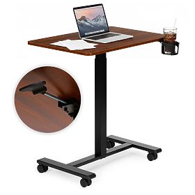 Table mobile réglable 70x48 cm pour ordinateur portable hauteur réglable 71,5-112 cm ModernHome, MODERNHOME