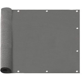 Tapis de protection de balcon gris 1x5 m