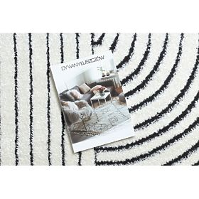 Tapis moderne MODE 8587 géométrique crème / noir, F.H.Kabis