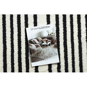 Tapis moderne MODE 8597 géométrique crème / noir, F.H.Kabis
