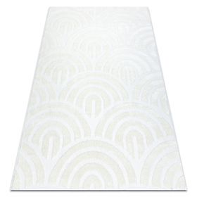 Tapis moderne MODE 8629 coquillages crème, F.H.Kabis
