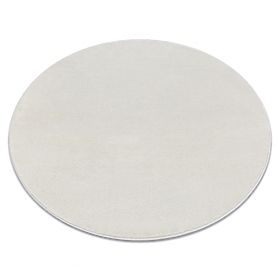 Tapis rond SOFTY Uni, Monochrome, crème, F.H.Kabis