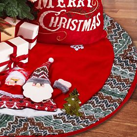 Tapis rouge pour sapin YX22025 80 cm, Tutumi