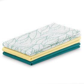 Torchon de cuisine LETTY couleur turquoise motif imprimé style moderne 50x70 ameliahome